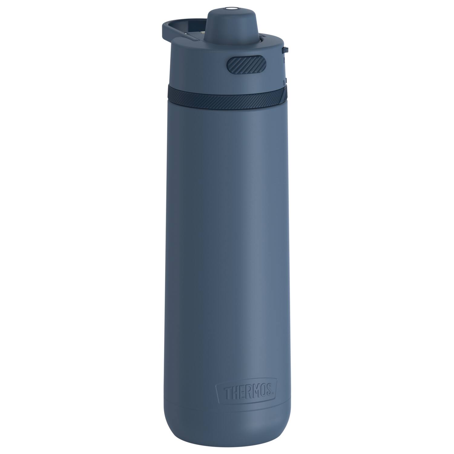 Front. Thermos - 24-Ounce Guardian Vacuum-Insulated Stainless Steel Hydration Bottle (Slate Blue) - Slate Blue.