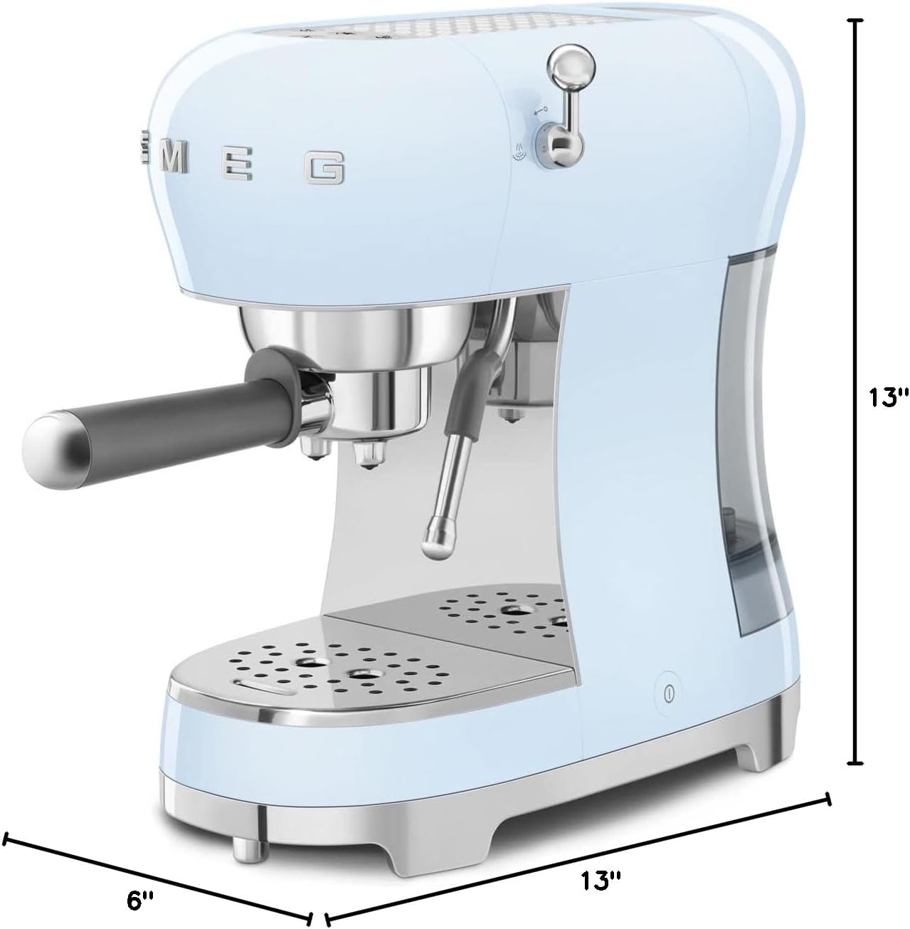 SMEG Manual Espresso Machine ECF02 Pastel Blue ECF02 - Best Buy