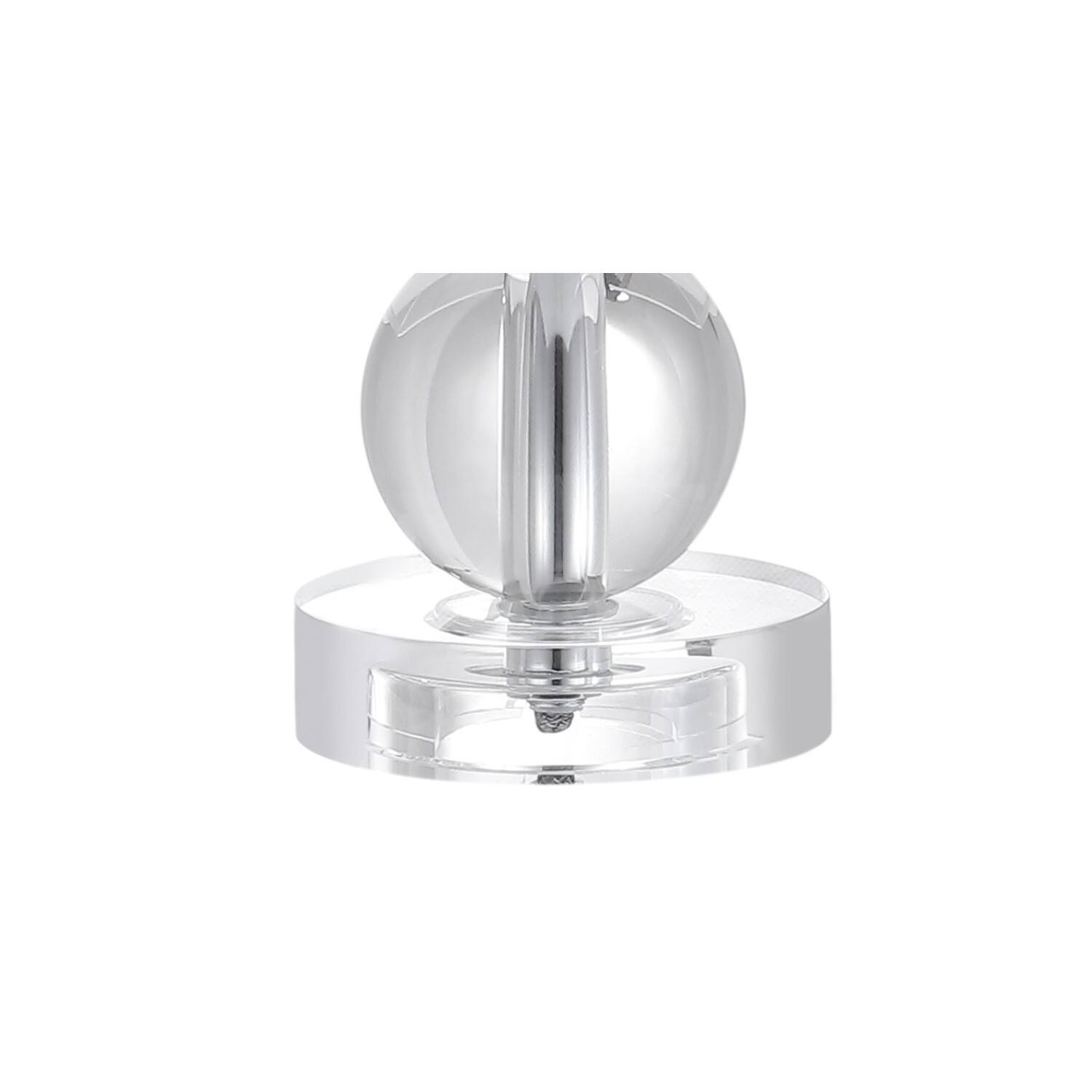 Alt View 7. Jonathan Y - Brooklyn 17.5" Crystal LED Table Lamp, Clear - Clear.