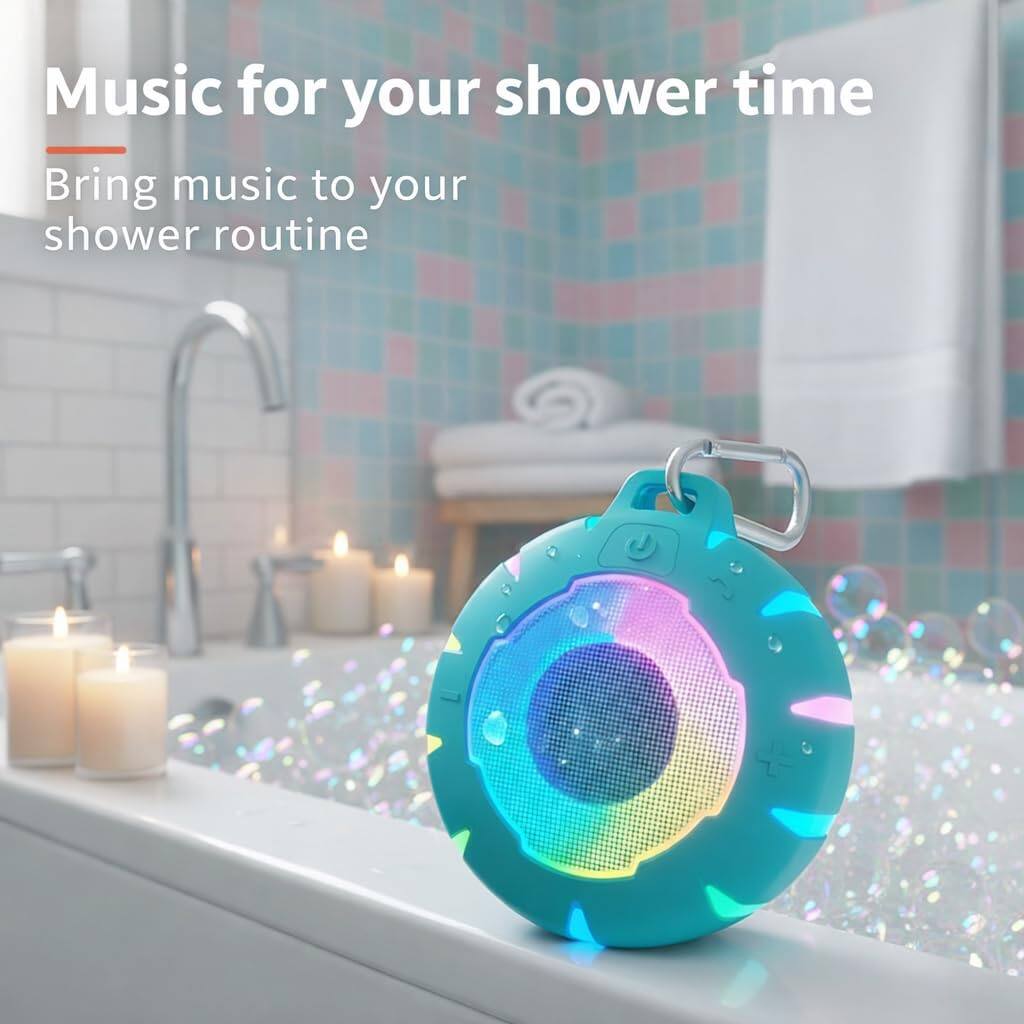 Music for your shower time  
Bring music to your shower routine