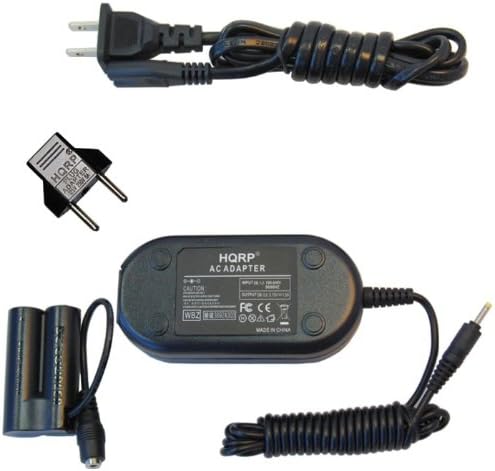 HQRP - AC Adapter for Canon ACK-800 ACK800 DR-DC10 DRDC10 PowerShot A1300, A1400, SX150 is, SX160 is, A800, A810 Camera