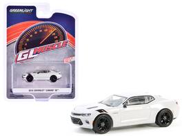 Greenlight - 2018 Chevrolet Camaro SS Redline Edition Silver Ice Metallic "GreenLight Muscle" Series 28 1/64 - Silver Ice Metalli
