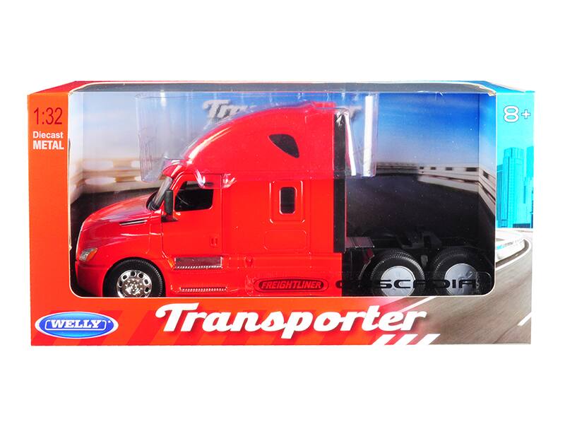 1:32 Diecast METAL  
8+  
FREIGHTLINER SCEDA  
Transporter  
WELLY