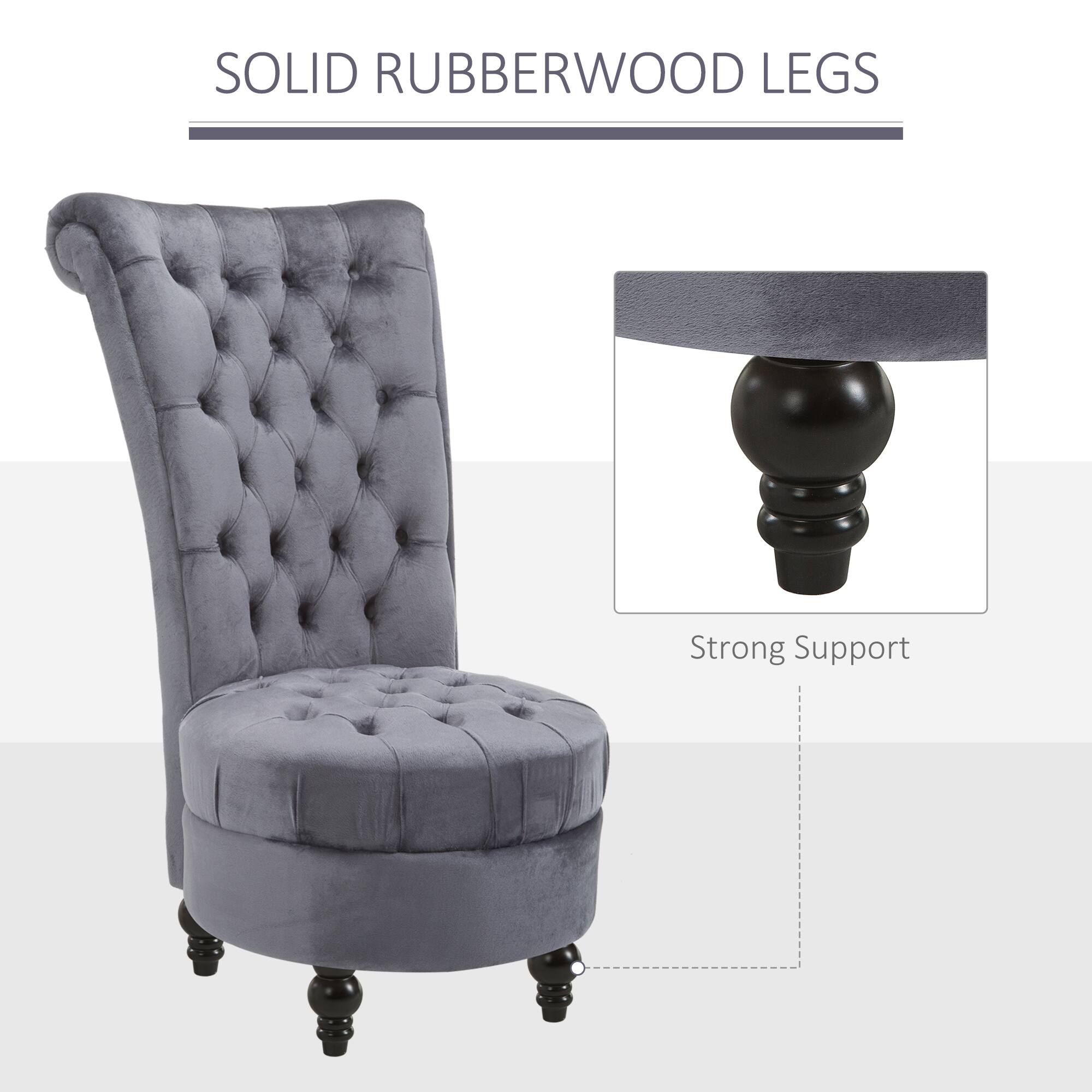 SOLID RUBBERWOOD LEGS  
Strong Support