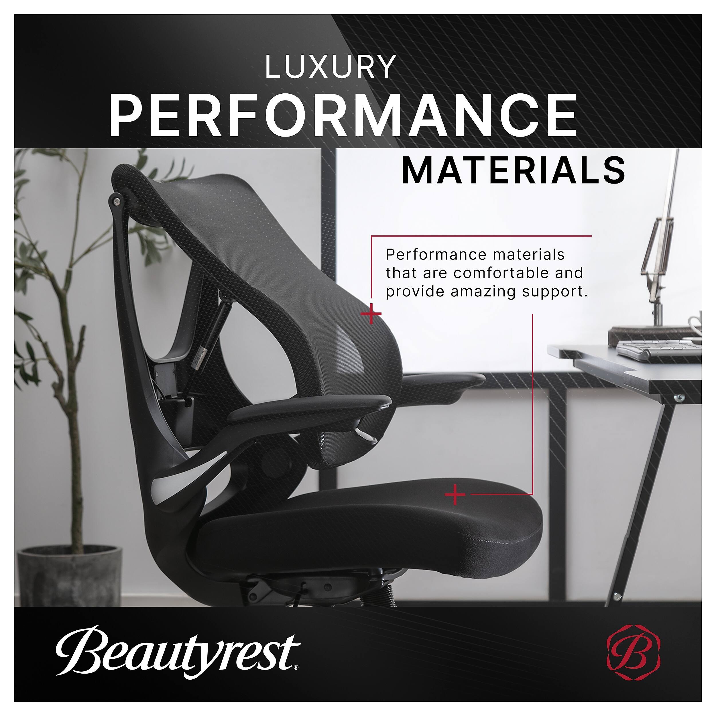 LUXURY PERFORMANCE MATERIALS  
Performance materials that are comfortable and provide amazing support.  
Beautyrest.