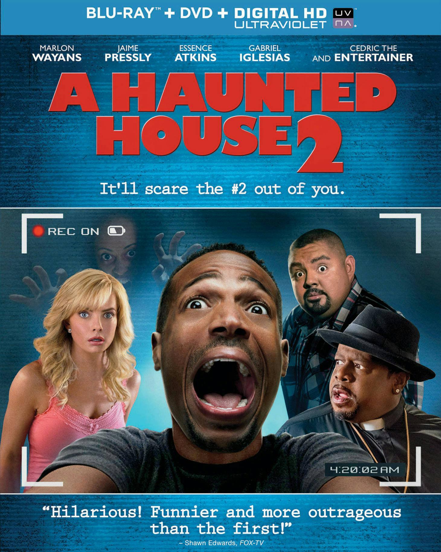 Front. A Haunted House 2 (DVD) [Blu-ray].