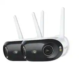 Reolink - 2Pcs Elite WiFi 4K 8MP 180° Dual-Lens Security Camera Color Night 24/7 Recording Protection AI-Powered Detection - White