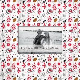 Fan Creations - Kansas City Chiefs 10'' x 10'' Floral Pattern Frame - Multicolor