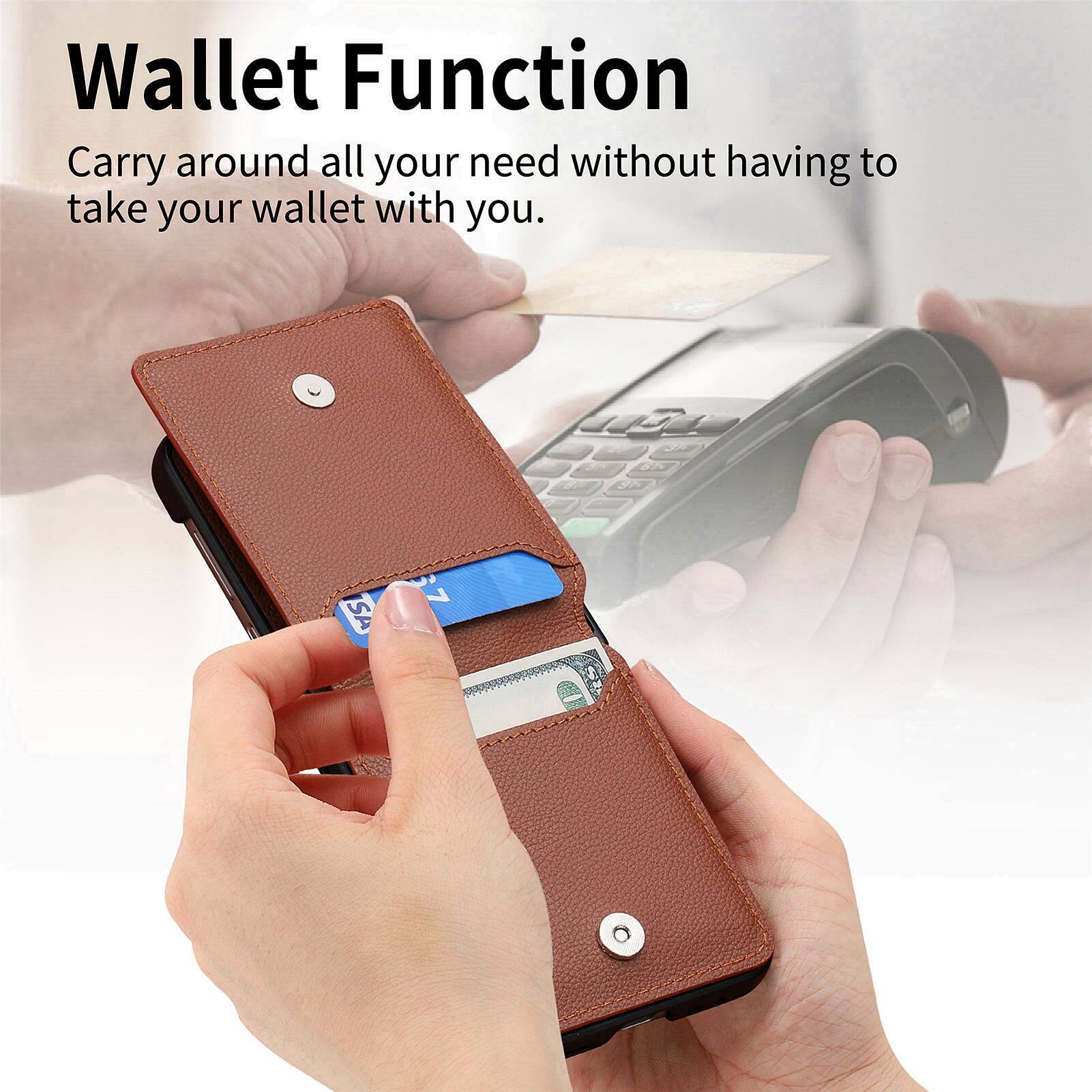 Wallet Function  
Carry around all your need without having to take your wallet with you.