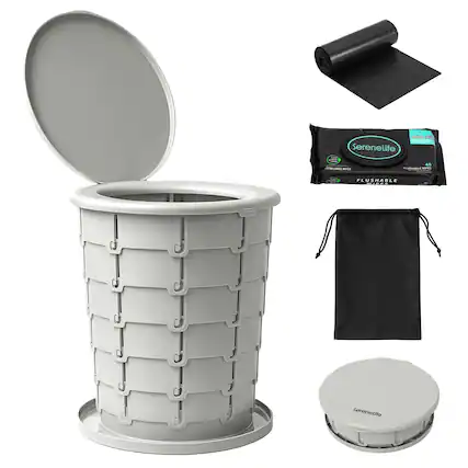 Serenelife - Mini Step Flushable Wipes