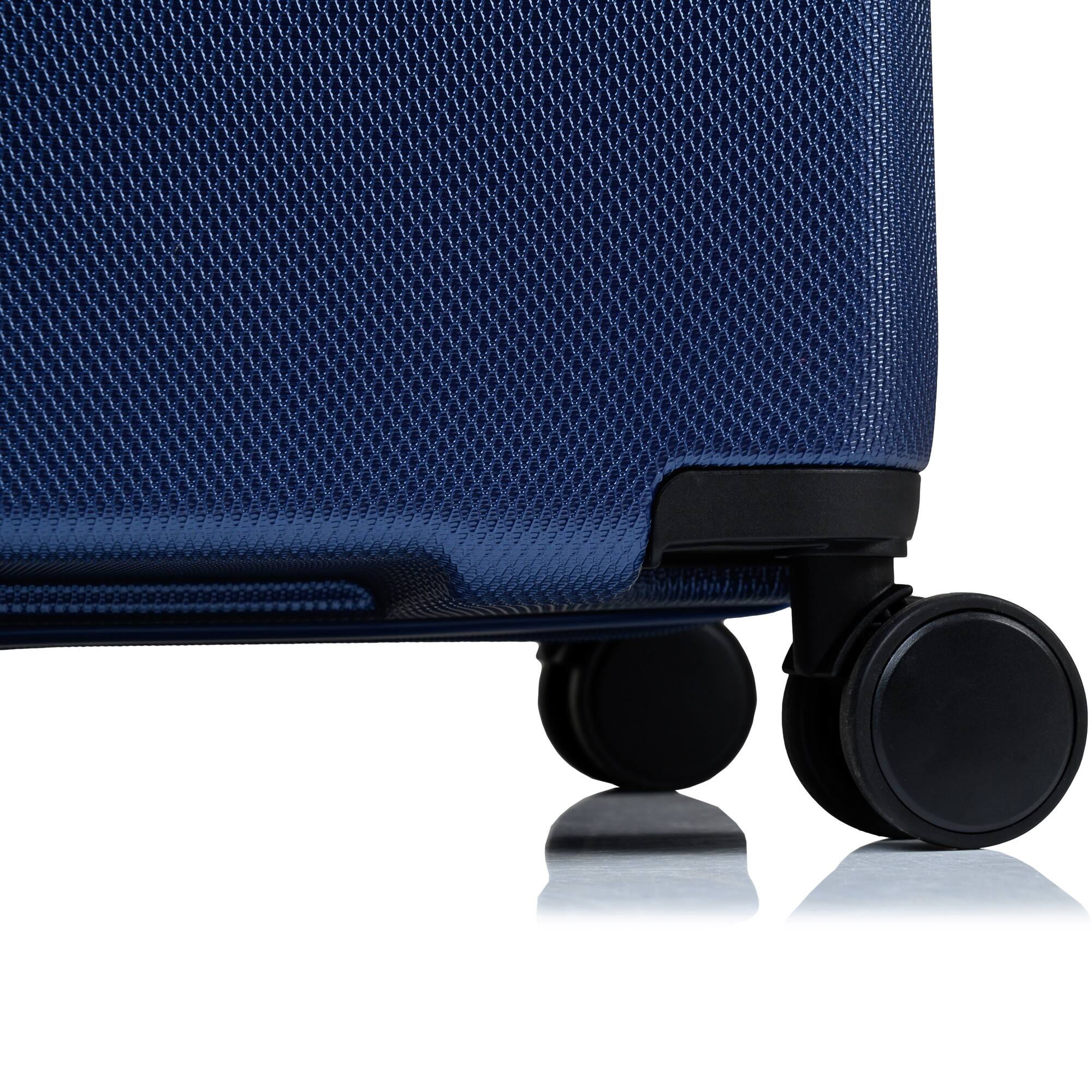 Alt View 1. Champs - Luxe II collection - 3-piece Hardside Luggage set - Navy.