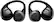 Left. Shokz - OpenDots ONE Open-Ear Clip-On True Wireless Bluetooth Earbuds - Black.