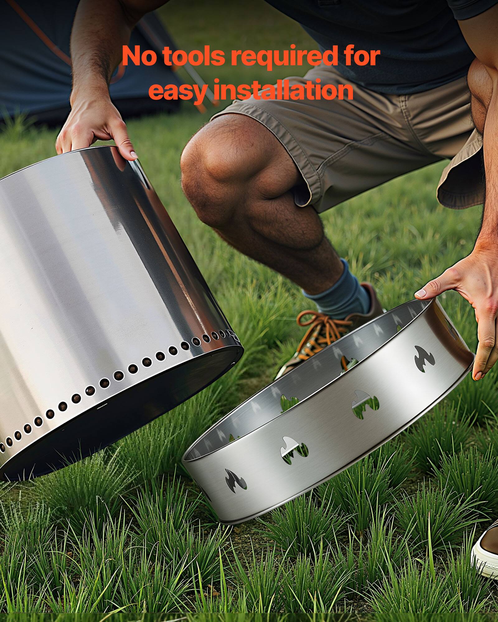 No tools required for easy installation
