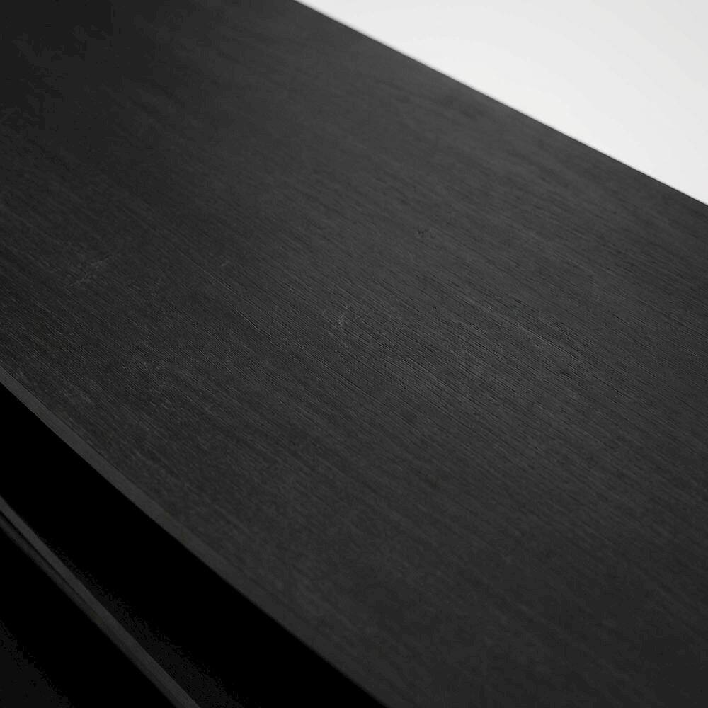 Alt View 1. FurniFact - Darkwood Large Entertainment Center for TVs up to 55 inches with Storage - Darkwood.