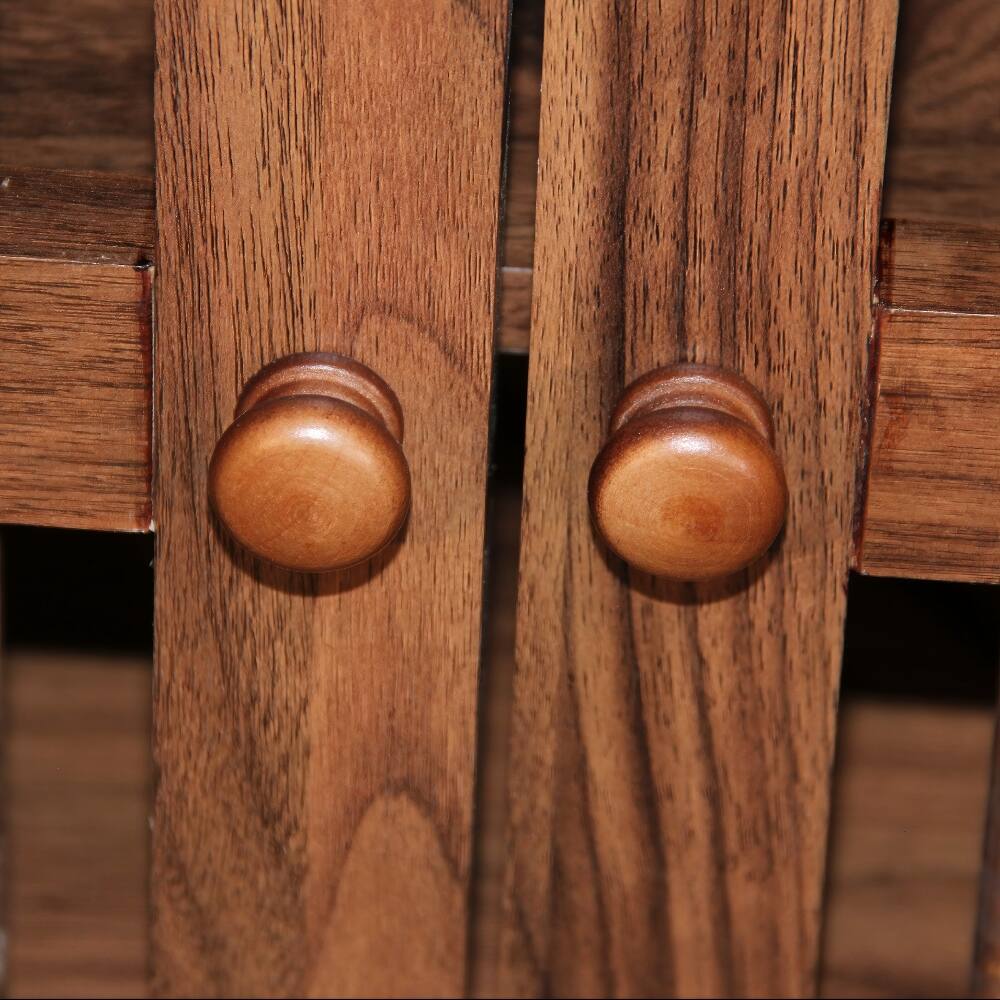 Alt View 1. Loheer - Loheer walnut 6-tier entryway shoe cabinet, wooden modern rack organizer - Walnut.