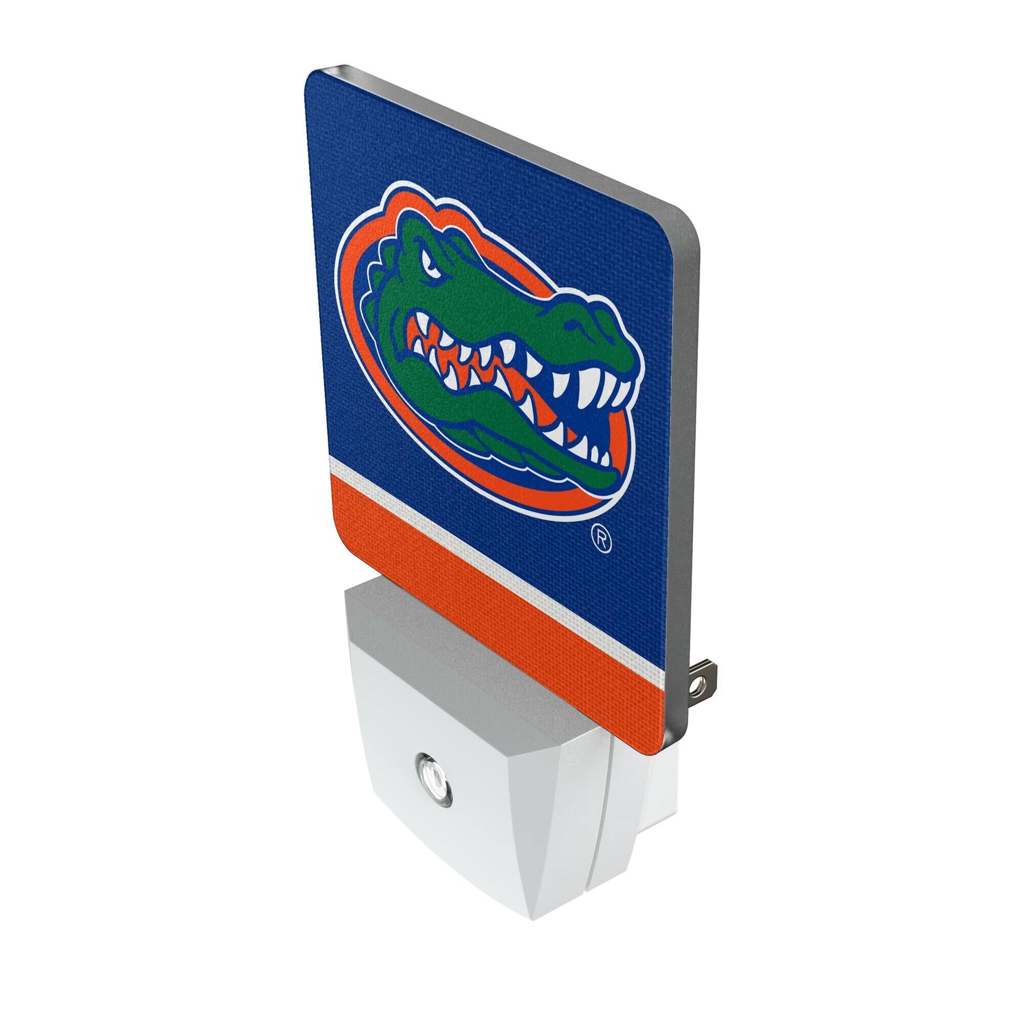 Alt View 1. Keyscaper - Florida Gators Stripe Design Nightlight 2-Pack - Multicolor.