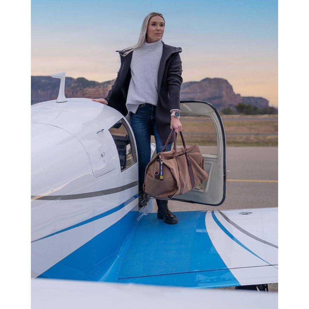 Left. Garmin - Garmin D2™ Air X10, Touchscreen Aviator Smartwatch with GPS, Aviation Weather, Call & Text, Health & Wellness Features, - Ivory.