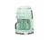 Angle. SMEG - DCF02 Drip 10-Cup Coffee Maker - Pastel Green.