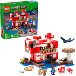 LEGO - Minecraft The Mooshroom House Building Toy 21270 - Front_Zoom
