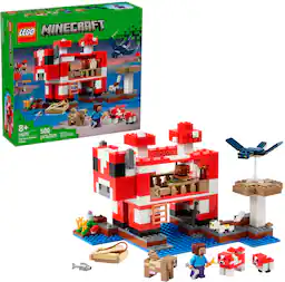 Minecraft The Mooshroom House Building Toy 21270