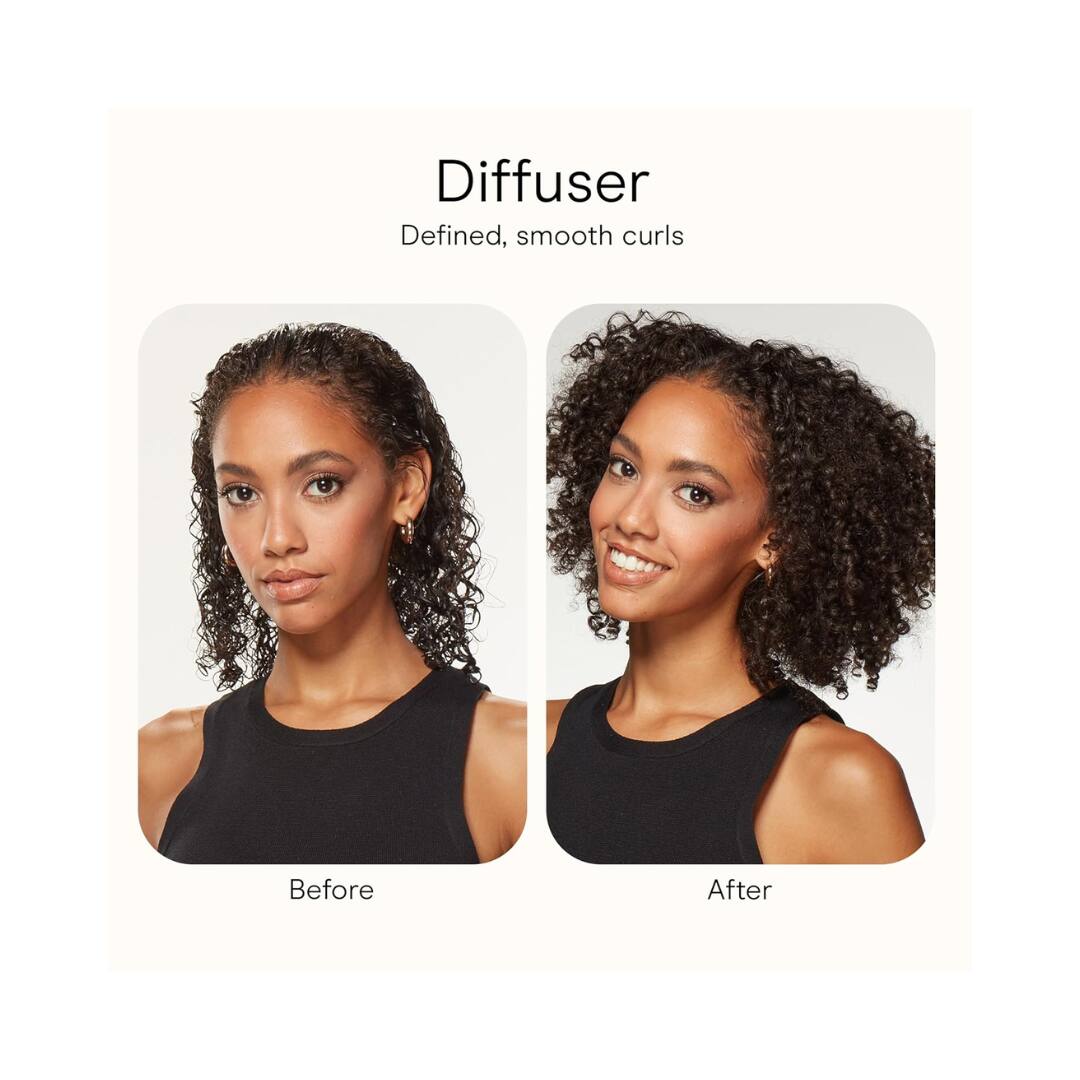 Diffuser  
Defined, smooth curls  

Before  
After
