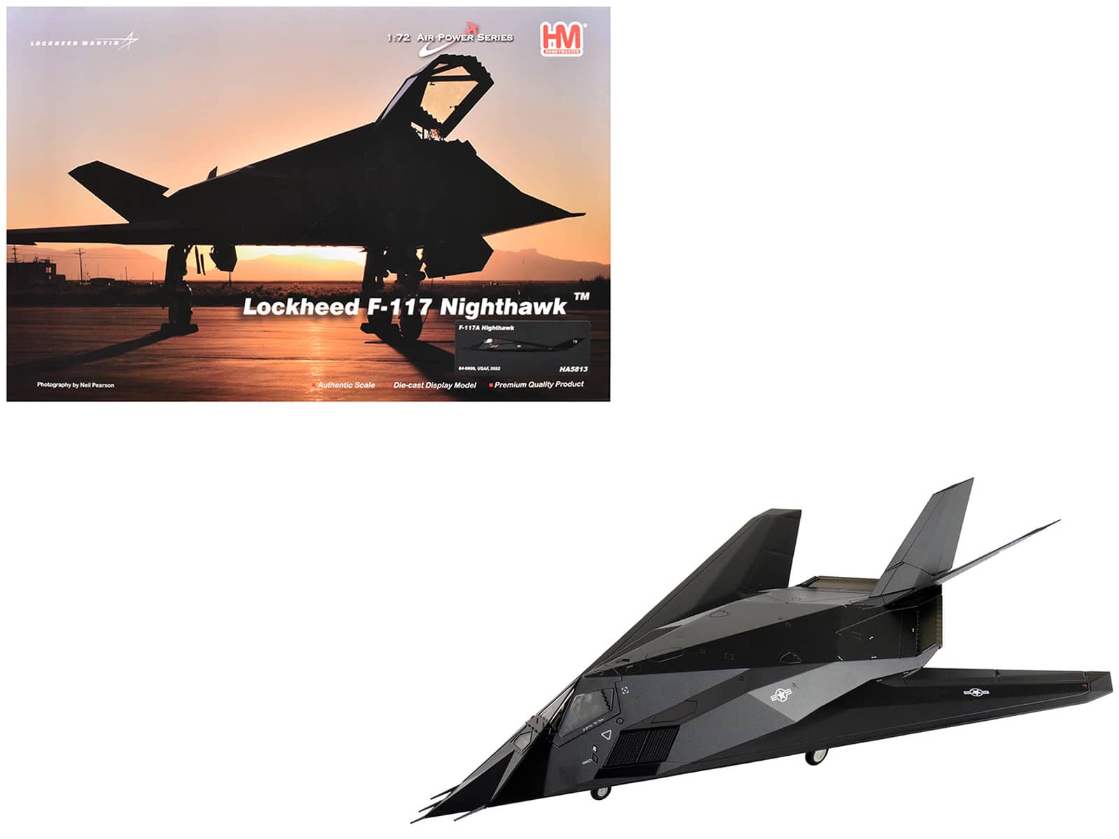 Hobby Master Lockheed F 117A Nighthawk Stealth Aircraft 