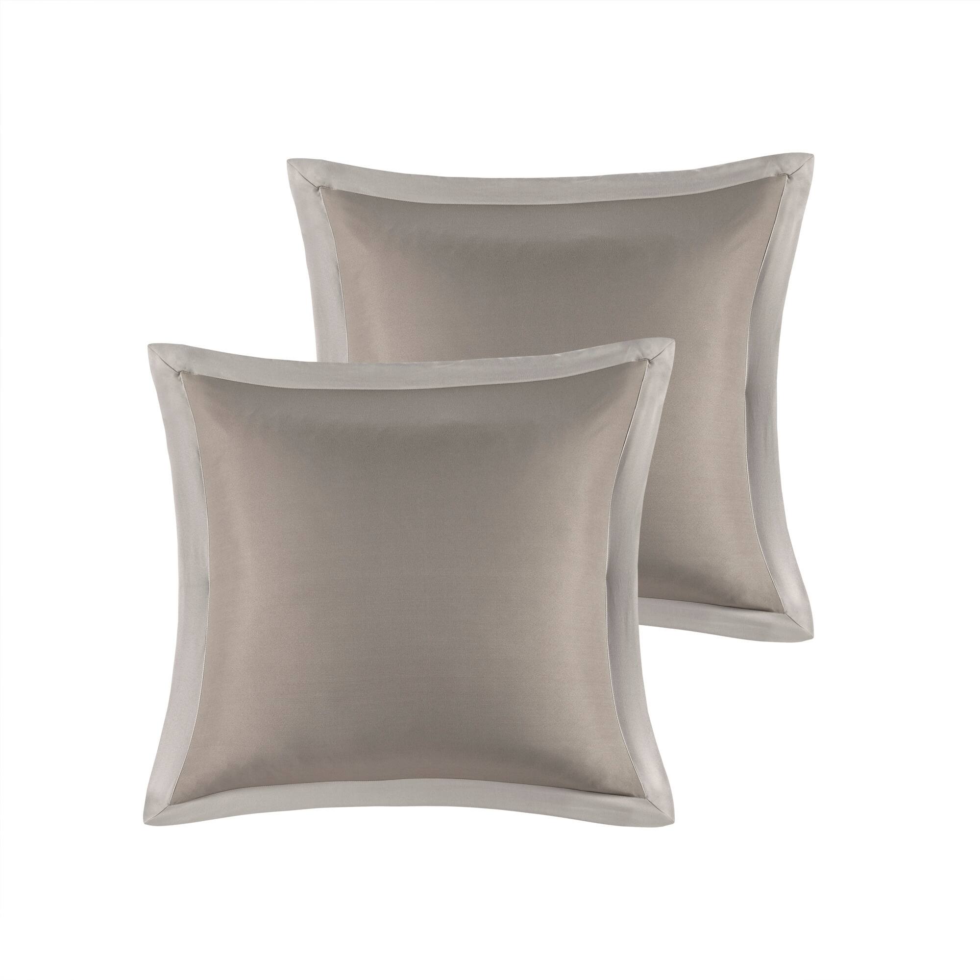 Alt View 2. TinyHomie - 12 Piece Jacquard Comforter Set with Bed Sheets Khaki King - khaki.