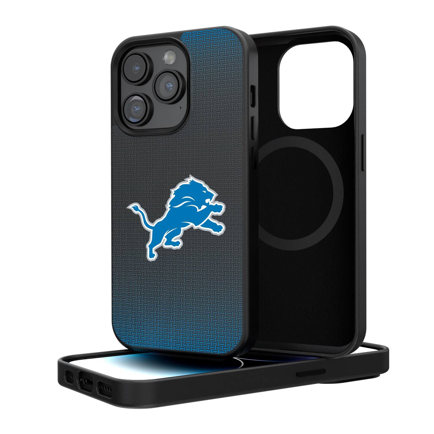 Keyscaper - NFL - Detroit Lions Linen Logo iPhone Magnetic Bump Case - 15 Pro Max - Black price history on PriceWatchPro