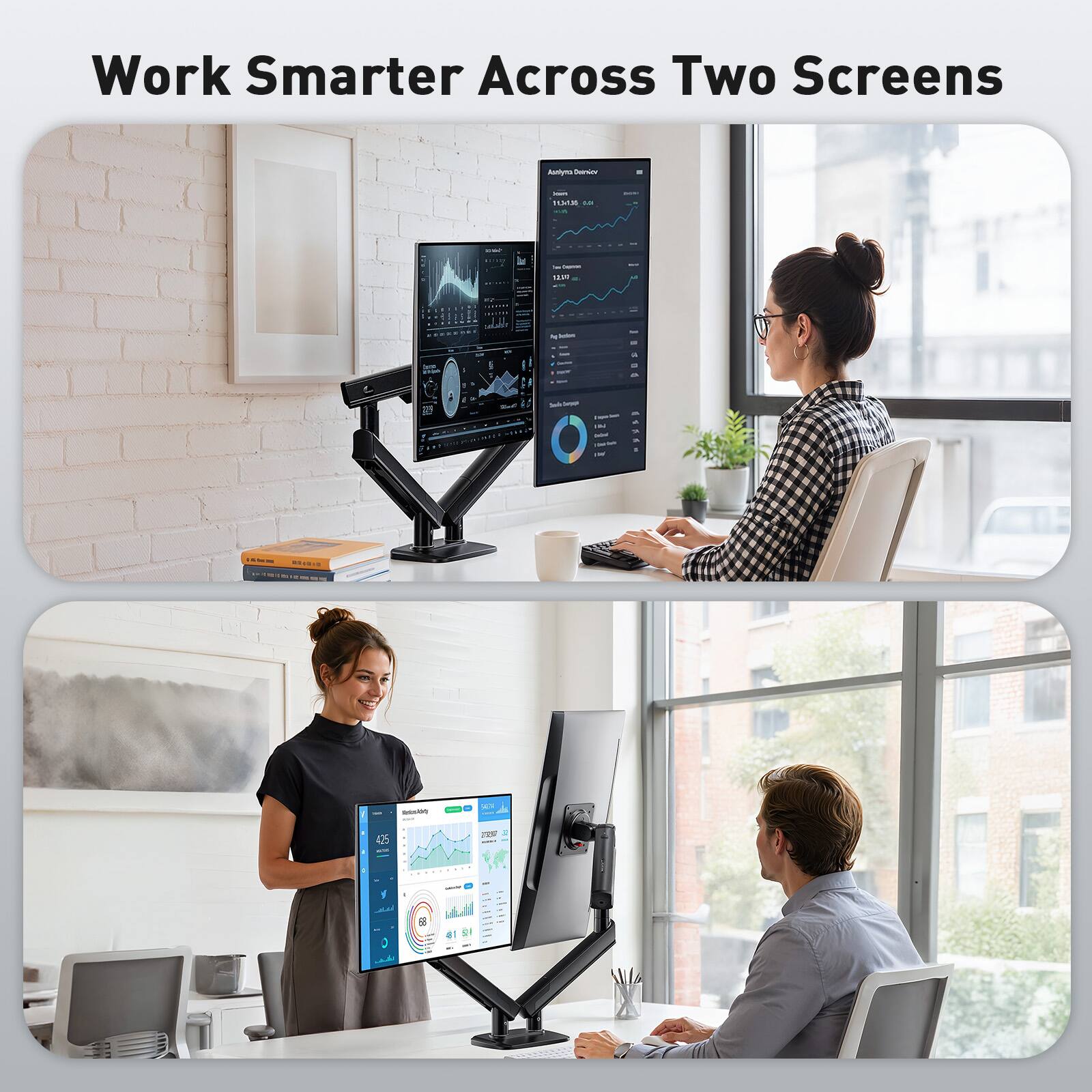 Work Smarter Across Two Screens