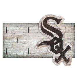 Fan Creations - Chicago White Sox 6" x 12" Mounted Key Holder - Multicolor