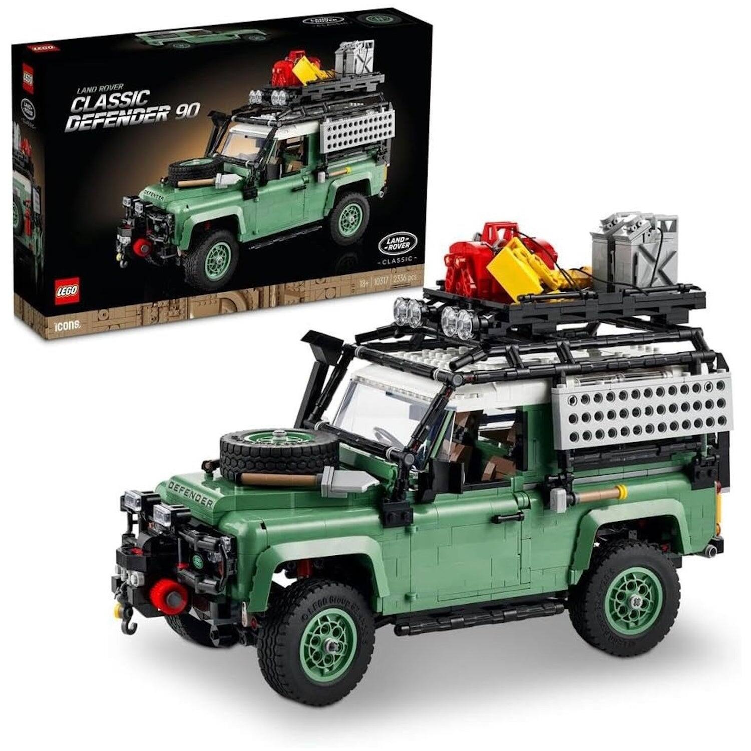 LAND ROVER CLASSIC DEFENDER 90  
LEGO ICONS  
LAND ROVER CLASSIC DEFENDER 90  
10711  
2556 pcs