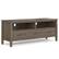 Front. Simpli Home - Lev Low TV Stand - Smoky Brown.