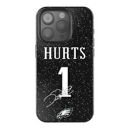 Keyscaper - NFL - Jalen Hurts Philadelphia Eagles Bling iPhone Case - 15 - Black