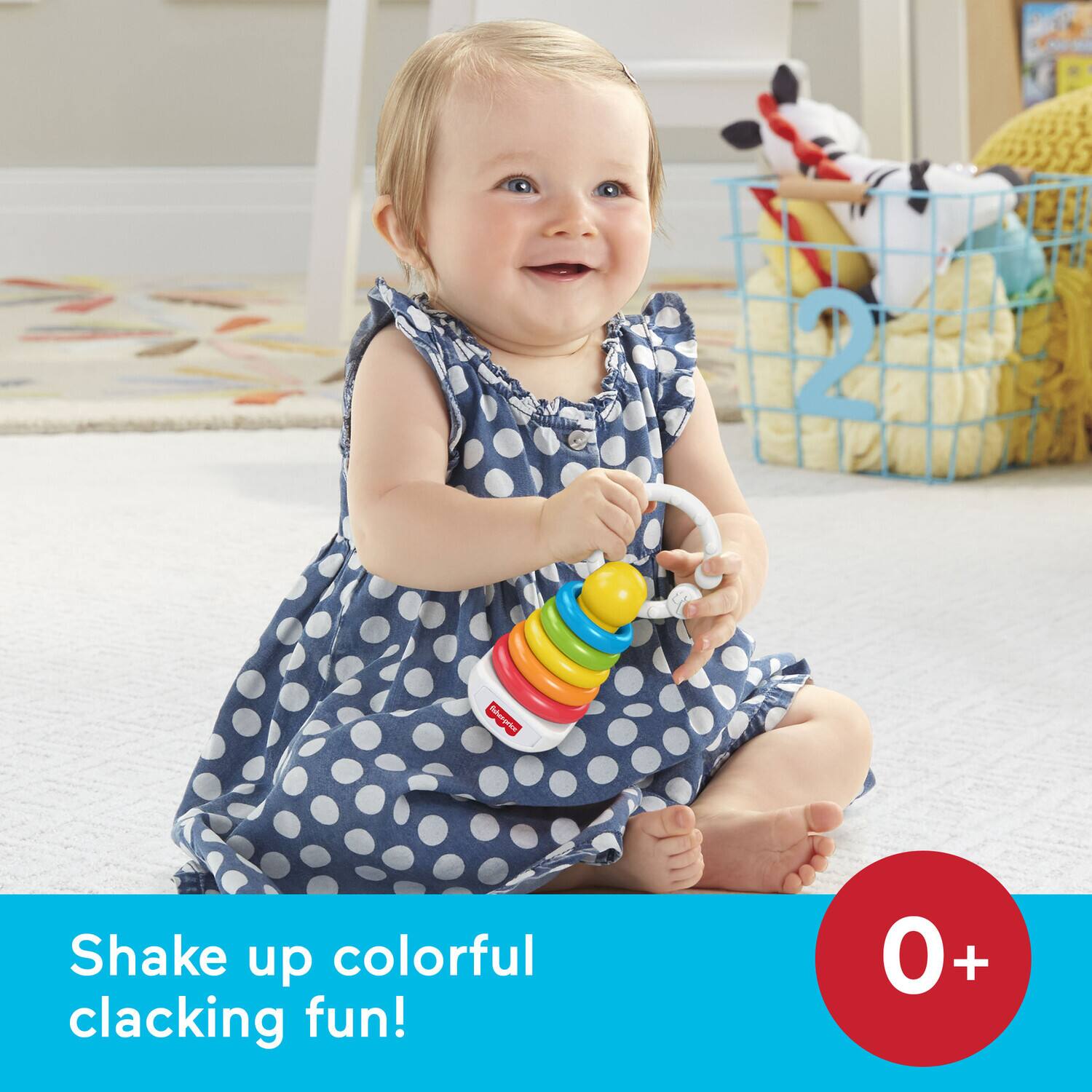 2 Aaerpatoe Shake up colorful clacking fun! 0+