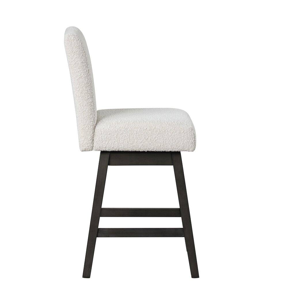 Alt View 1. New Classic Furniture - High Line Swivel Counter Chair (Set of 2) - White.