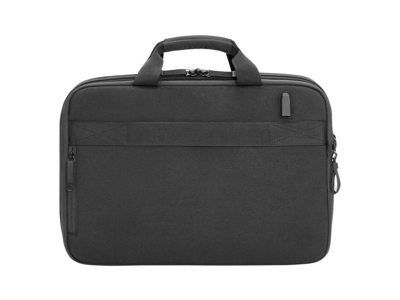 Alt View 1. HP - HP Renew Executive Case 14-16.1" HP Notebooks - Water Resistant, EPE Foam, Polyester Interior, Shoulder & Trolley Straps - Black.