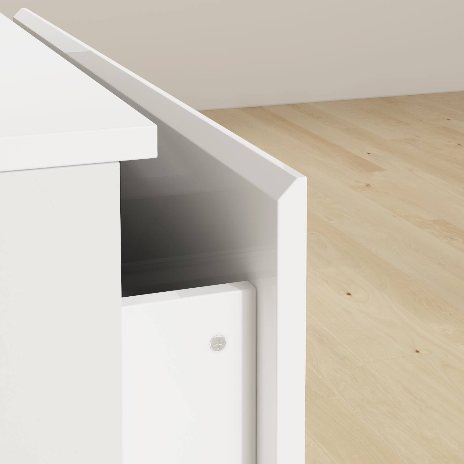 Alt View 8. FUFU & GAGA - FUFU&GAGA 3 - Drawer Drawers Compact Storage Unit – White, Perfect as Bedside or Living Space Organizer - White.