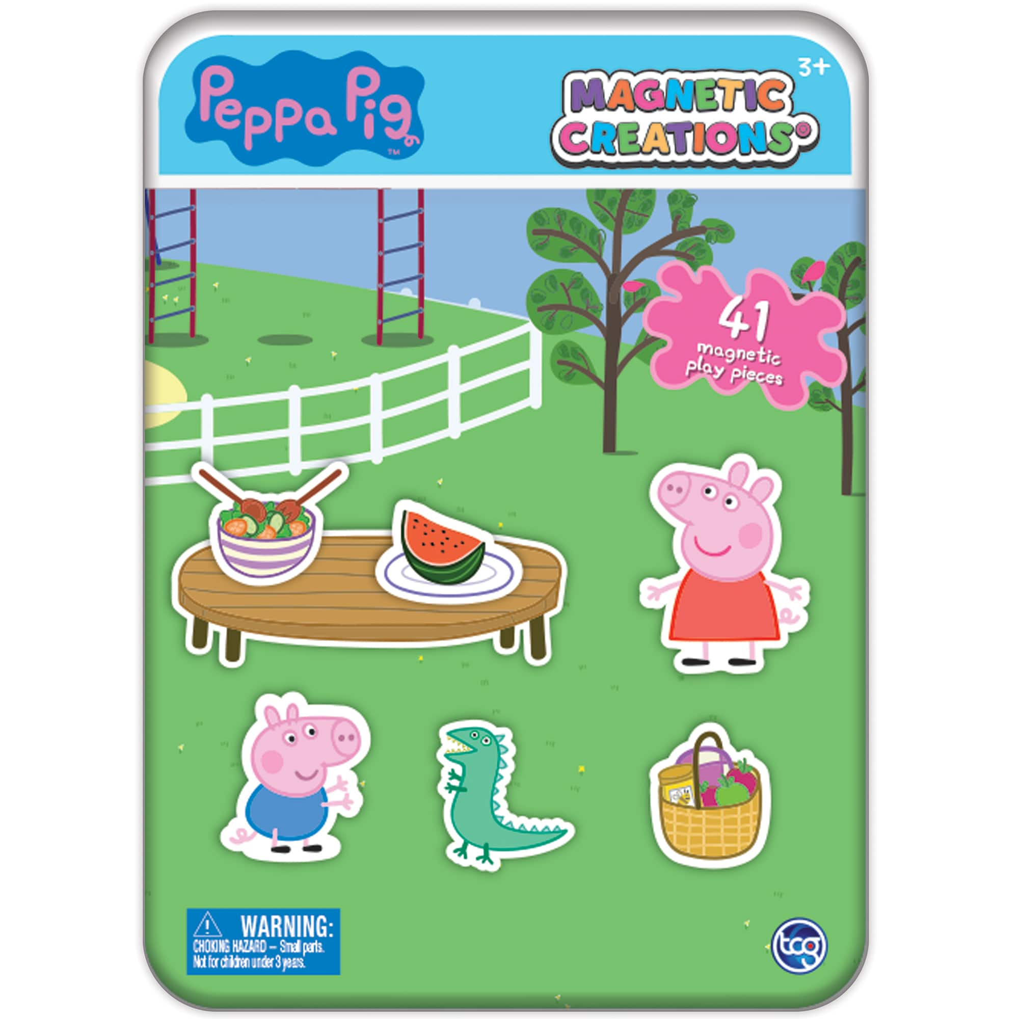 TCG Toys Magnetic Creations Tin: Peppa Pig Creative Storytelling ...