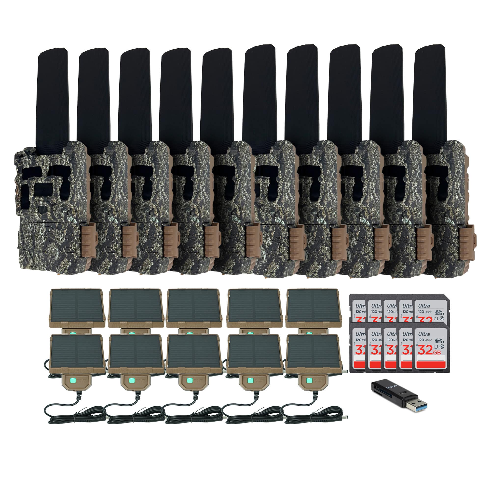 Browning Trail Cameras - Browning Trail Camera Defender Wireless Pro Scout Max HD-DV (10-Pack) Bundle