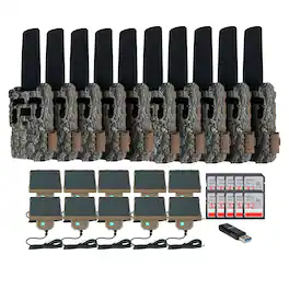 Browning Trail Cameras - Browning Trail Camera Defender Wireless Pro Scout Max HD-DV (10-Pack) Bundle