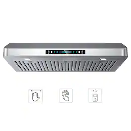 ZJKLA - 36 inches - Externally Vented - Under cabinet Range Hood - Stainless Steel