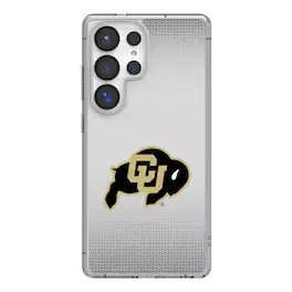 Keyscaper - NCAA - Colorado Buffaloes Linen Logo Galaxy Clear Case - S24 - Multicolor