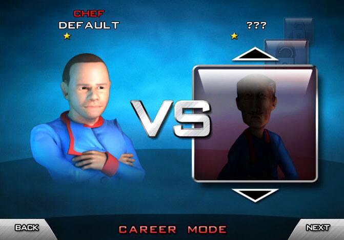 CHEF DEFAULT  
VS  
???  

CAREER MODE  

BACK NEXT
