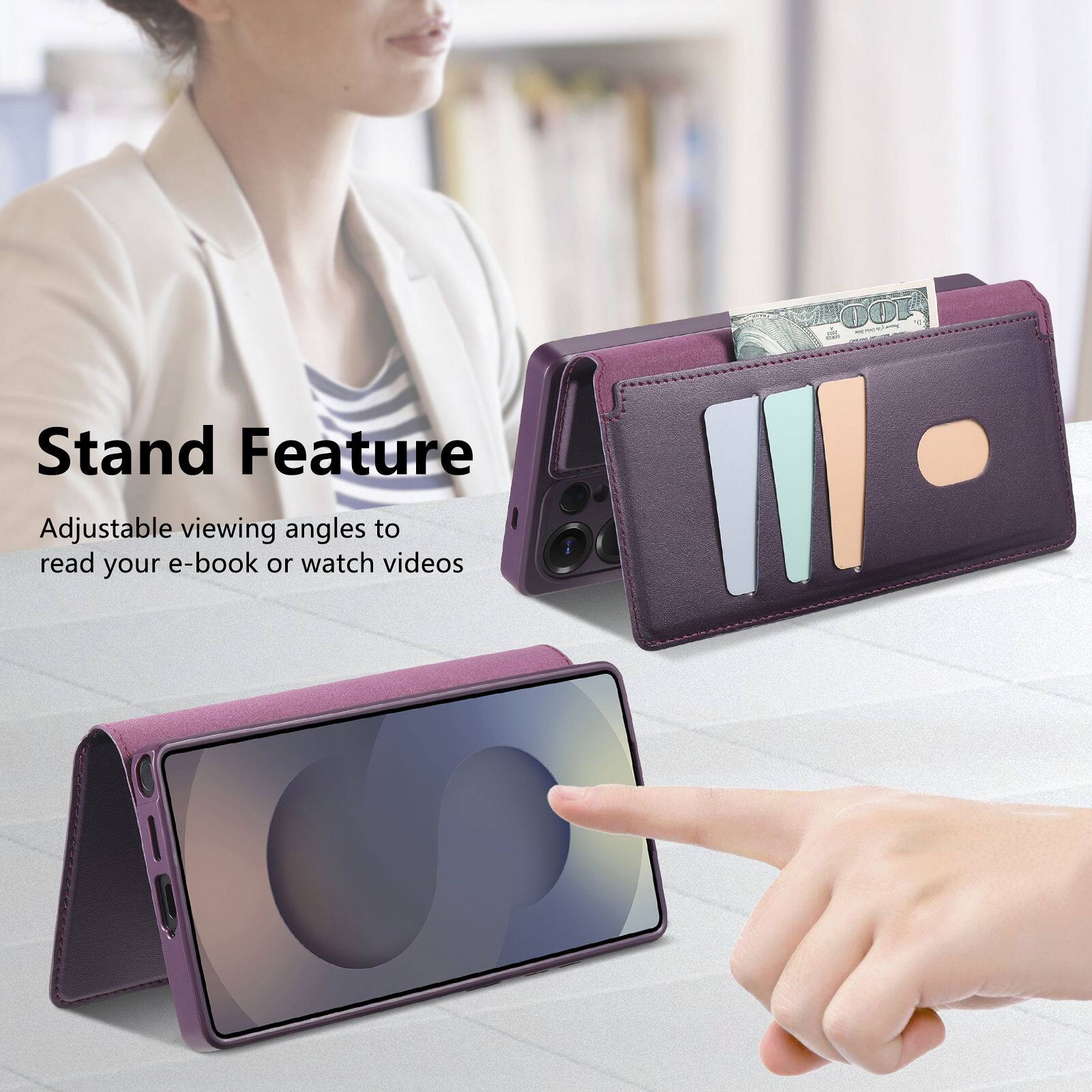 Stand Feature  
Adjustable viewing angles to read your e-book or watch videos