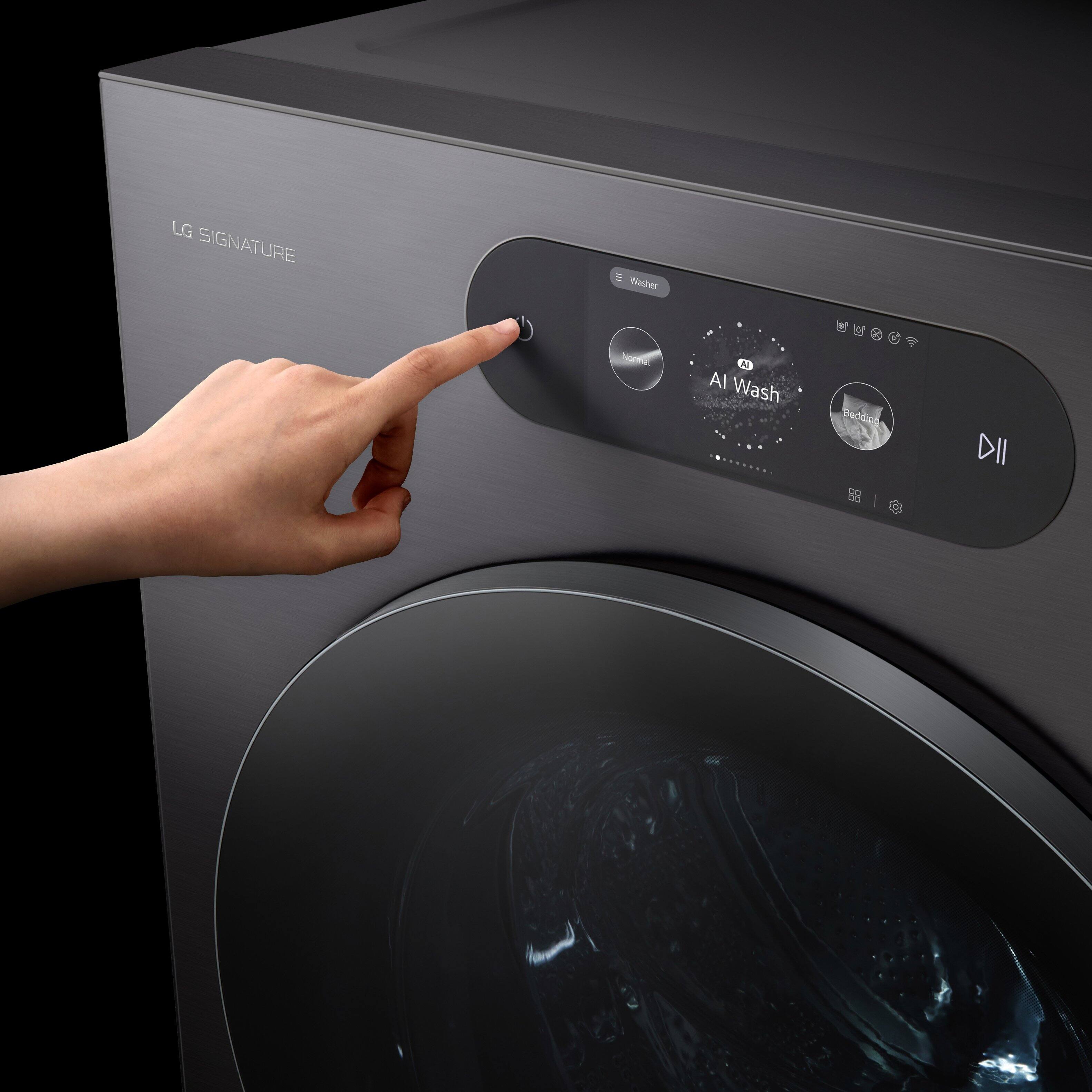 LG SIGNATURE  
Washer  
AI Wash  
Bedding  
DII