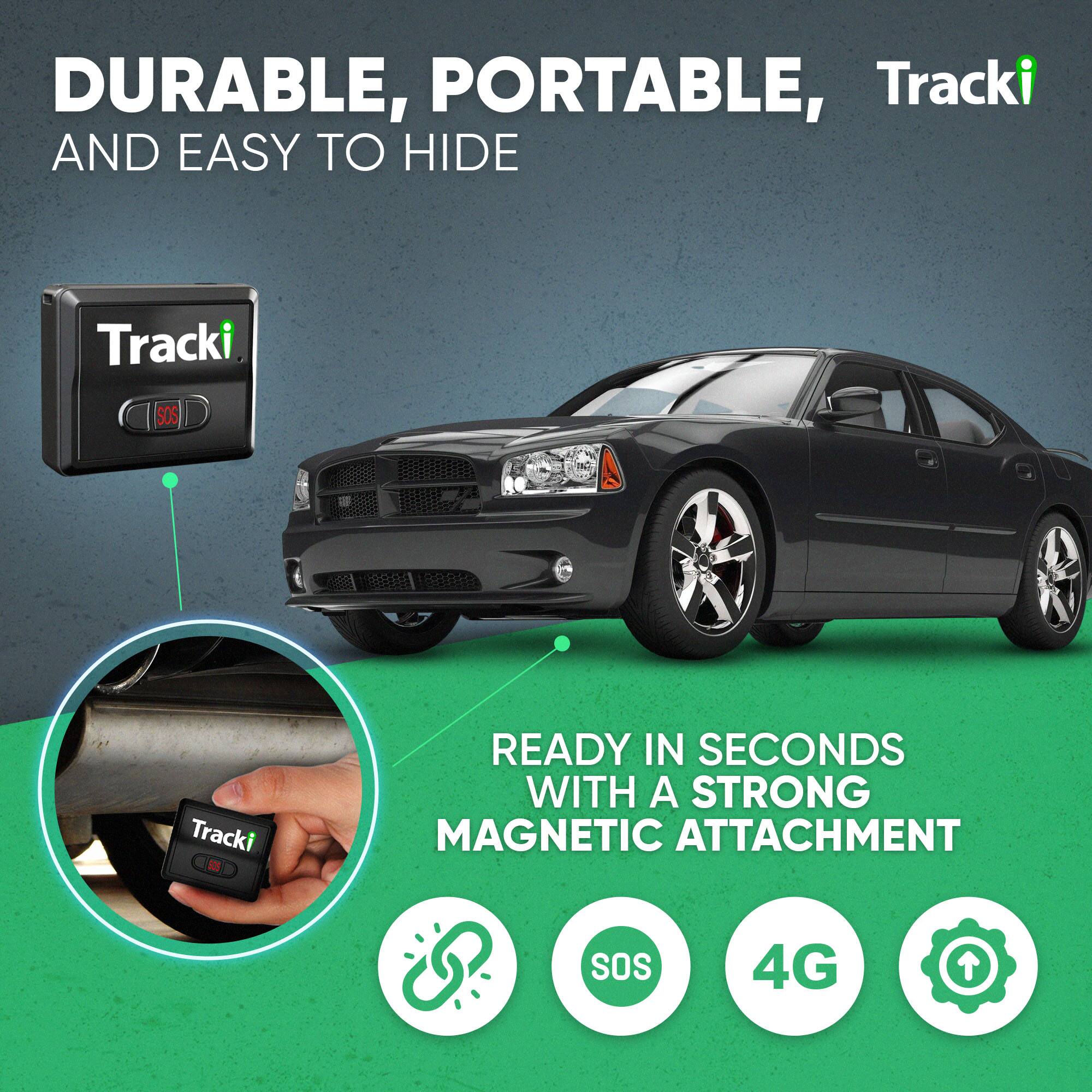 DURABLE, PORTABLE, AND EASY TO HIDE

Tracki

READY IN SECONDS WITH A STRONG MAGNETIC ATTACHMENT

SOS

4G