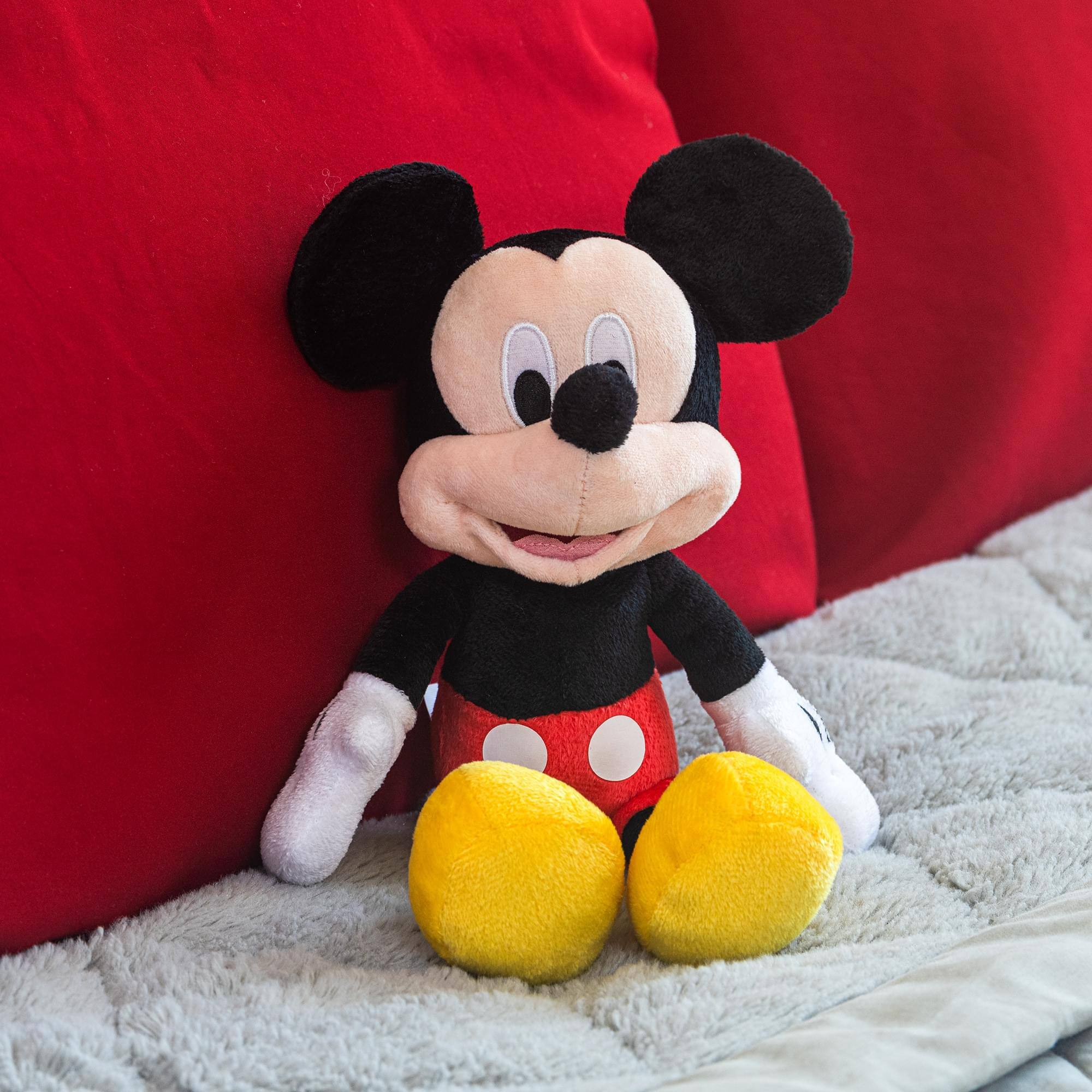 Alt View 4. Disney - Disney Mickey Mouse 11 inch Child Plush Toy Stuffed Character Doll - Red.
