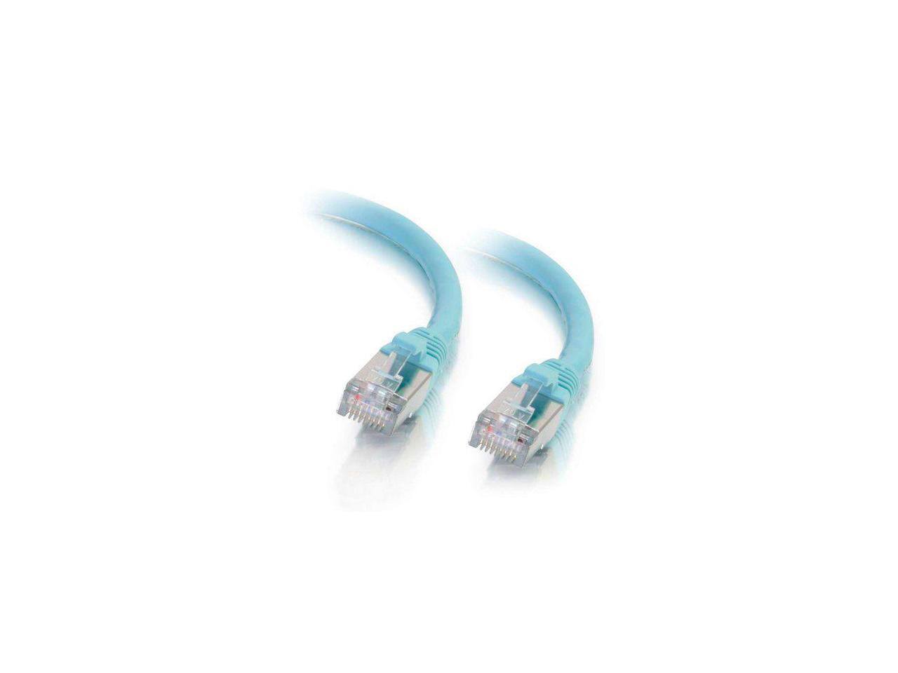 Alt View 4. Cables to Go - C2G 00742 3FT CAT6A SNAGLESS SHIELDED (STP) NETWORK PATCH CABLE - AQUA.