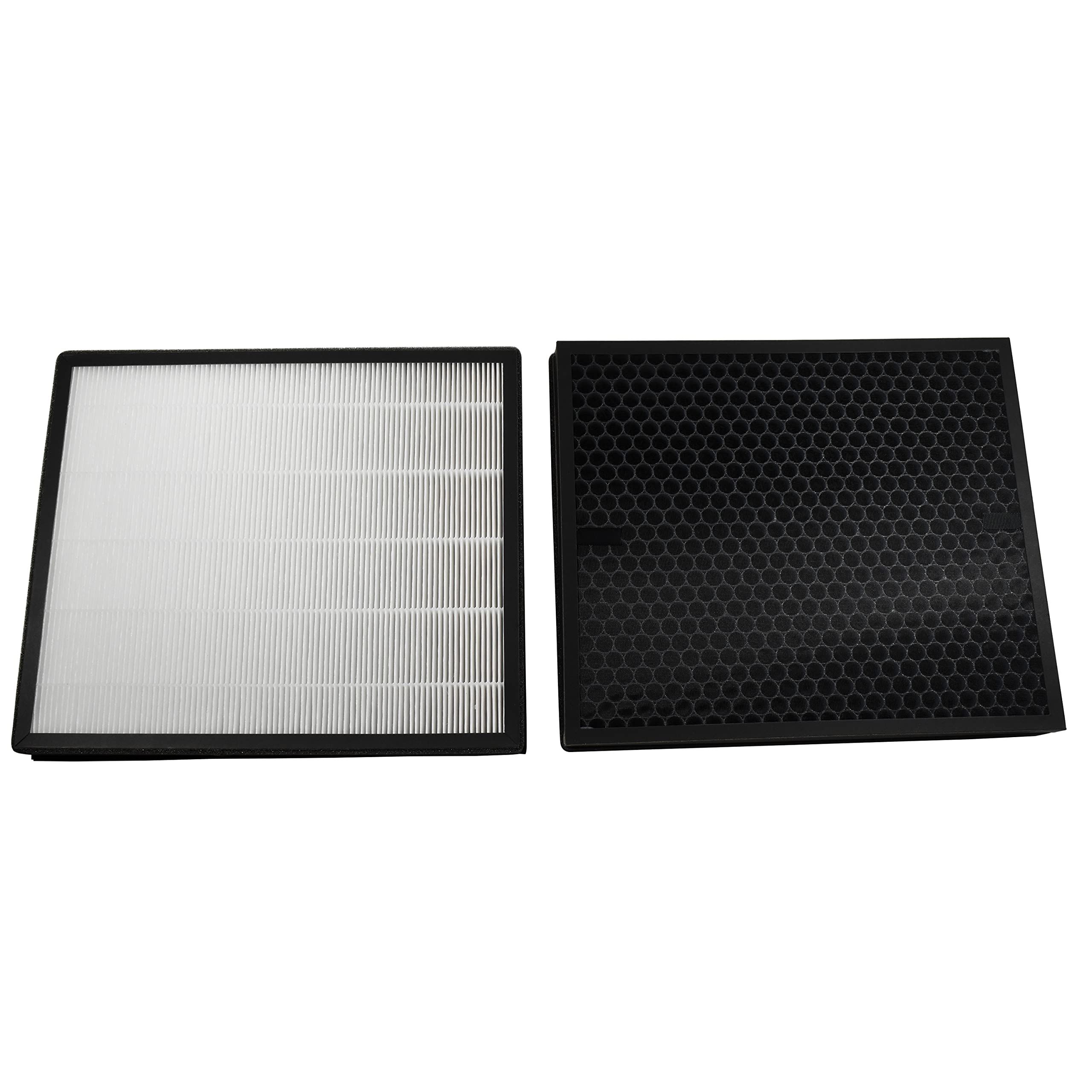 Angle. HQRP - Replacement HEPA and Carbon Filter Kit for Levoit LV-PUR131 / LV-PUR131S - 2 Pack.