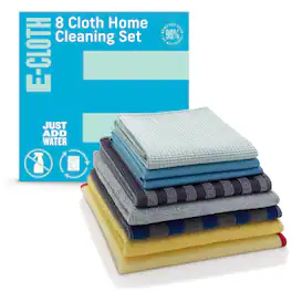 E-Cloth - Home Cleaning Microfiber Home Cleaning Set 8 pk
